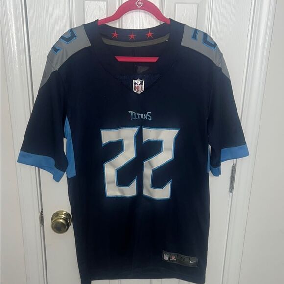 NFL Blue and Gray Titans Jersey - Picture 1 of 9